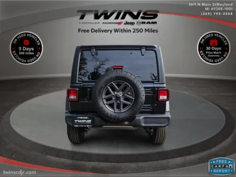 More photos of 2024 Jeep Wrangler Sport S at Twins Chrysler Dodge Jeep Ram, MI