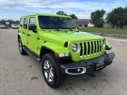Green 2021 Jeep Wrangler Unlimited Sahara for sale in Wayland, MI