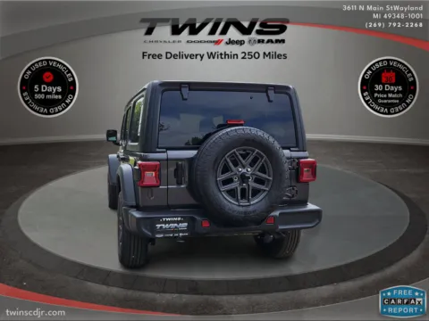 More photos of 2024 Jeep Wrangler Sport S at Twins Chrysler Dodge Jeep Ram, MI