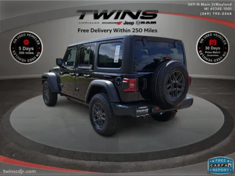 More photos of 2024 Jeep Wrangler Sport S at Twins Chrysler Dodge Jeep Ram, MI