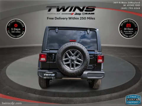 More photos of 2024 Jeep Wrangler Sport S at Twins Chrysler Dodge Jeep Ram, MI
