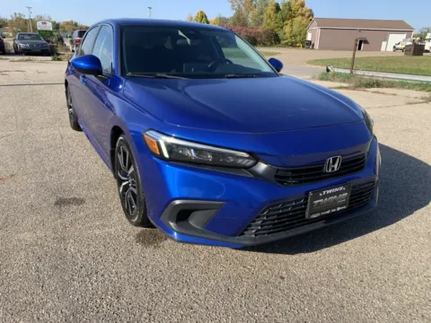 Blue 2022 Honda Civic Sedan EX for sale in Wayland, MI