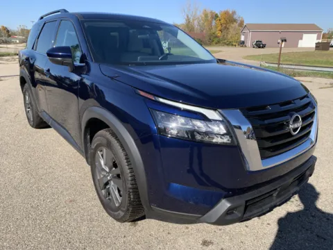 Blue 2024 Nissan Pathfinder SV for sale in Wayland, MI