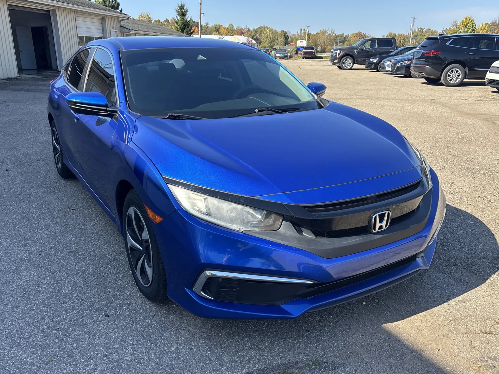 Blue 2020 Honda Civic Sedan LX for sale in Wayland, MI