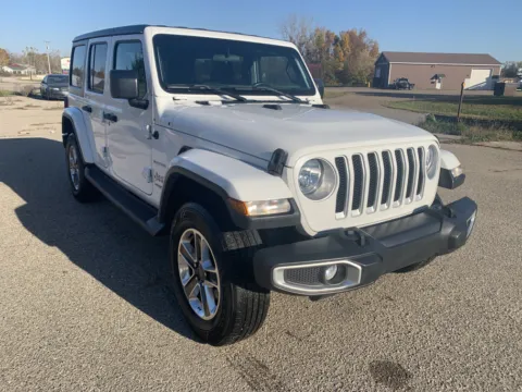 White 2018 Jeep Wrangler Unlimited Sahara for sale in Wayland, MI