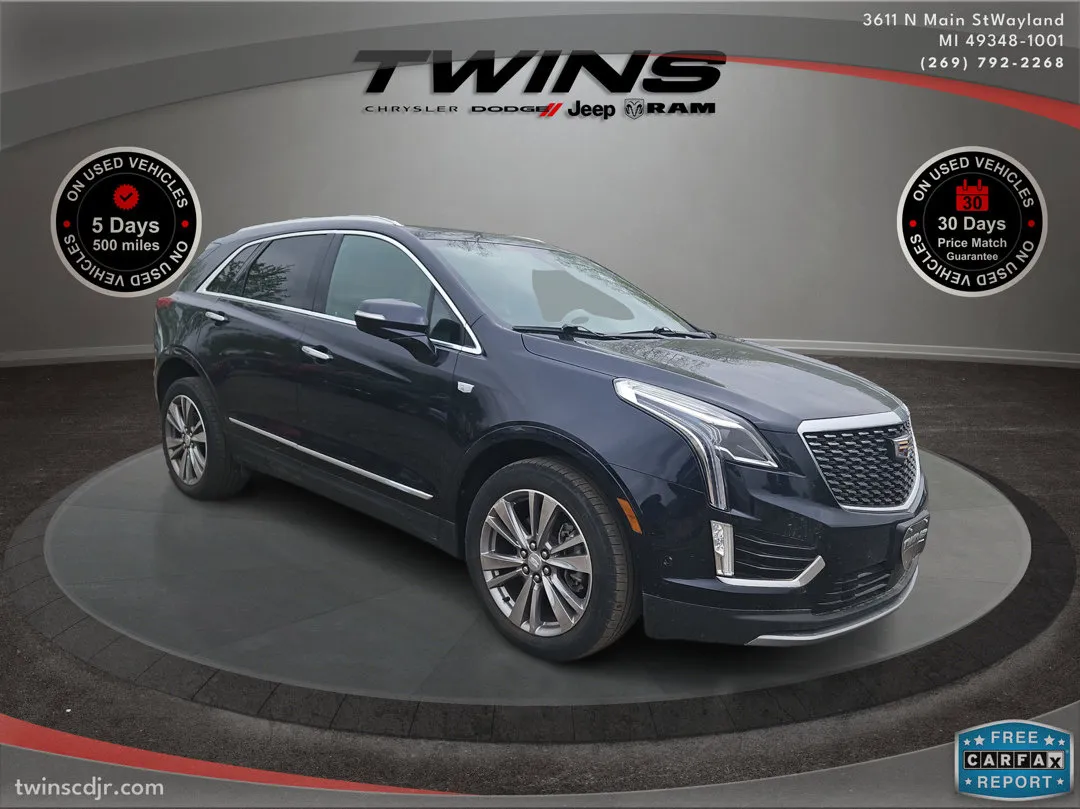 Blue 2021 Cadillac XT5 AWD Premium Luxury for sale in Wayland, MI