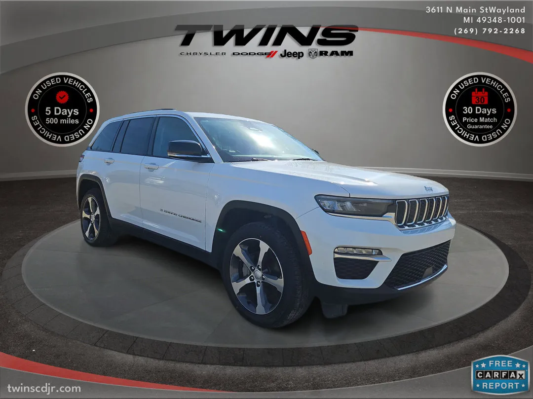 White 2023 Jeep Grand Cherokee Limited for sale in Wayland, MI