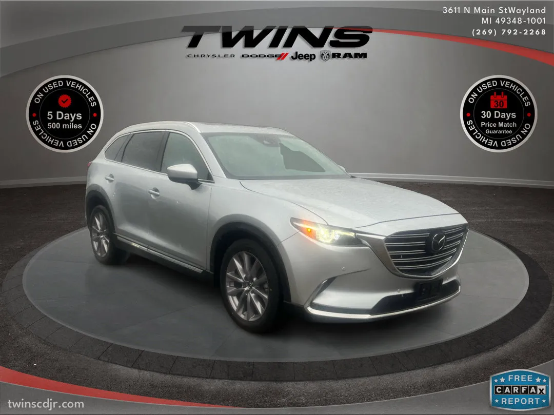 Silver 2023 Mazda CX-9 Grand Touring for sale in Wayland, MI