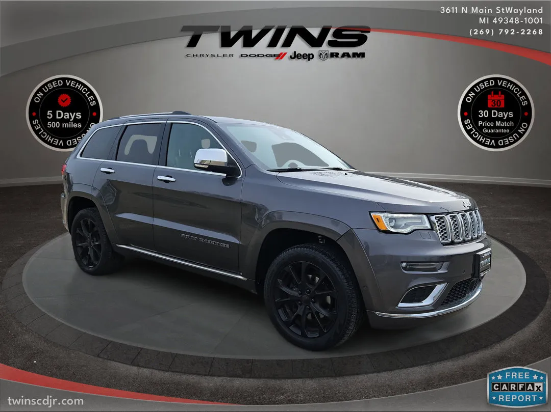 Gray 2020 Jeep Grand Cherokee Summit for sale in Wayland, MI