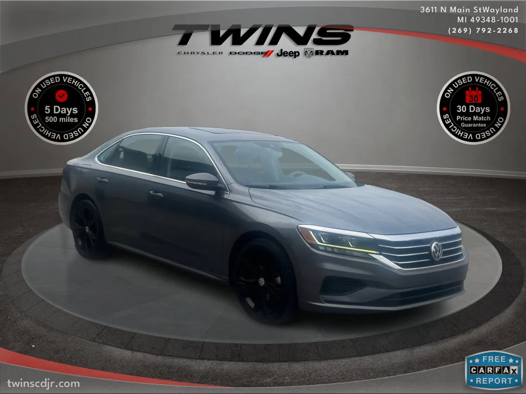 Gray 2021 Volkswagen Passat 2.0T SE for sale in Wayland, MI