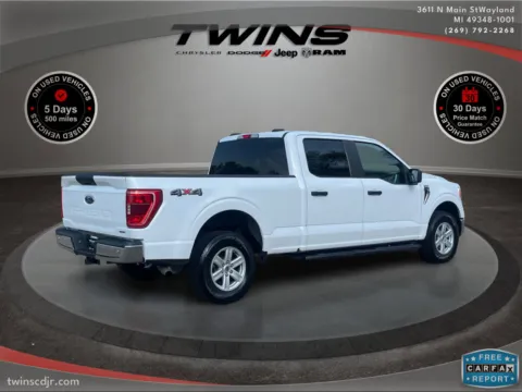 Photos of 2021 Ford F-150 XLT CREW for sale in Wayland, MI at Twins Chrysler Dodge Jeep Ram