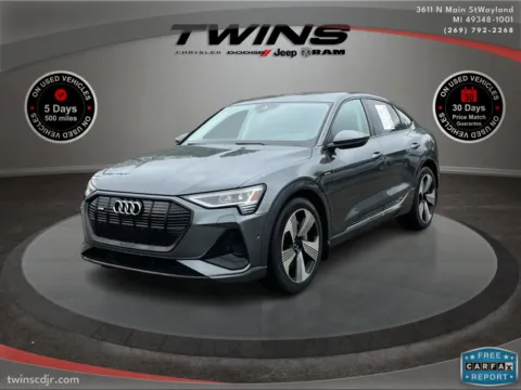 Gray 2021 Audi e-tron Sportback Prestige for sale in Wayland, MI