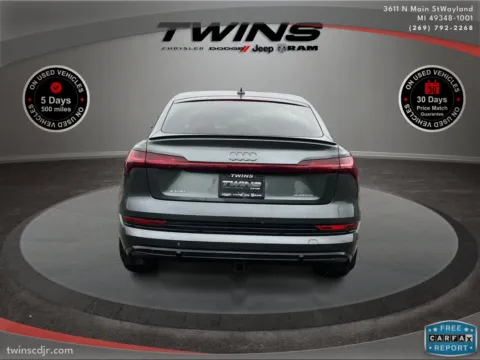 Another view of 2021 Audi e-tron Sportback Prestige for sale in Wayland, MI at Twins Chrysler Dodge Jeep Ram
