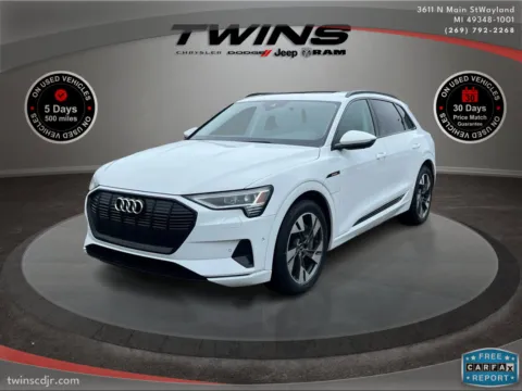 White 2021 Audi e-tron Premium for sale in Wayland, MI