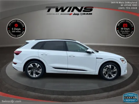 White 2021 Audi e-tron Premium for sale in Wayland, MI