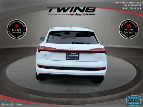Another view of 2021 Audi e-tron Premium for sale in Wayland, MI at Twins Chrysler Dodge Jeep Ram