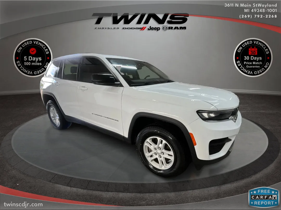 White 2023 Jeep Grand Cherokee Laredo for sale in Wayland, MI