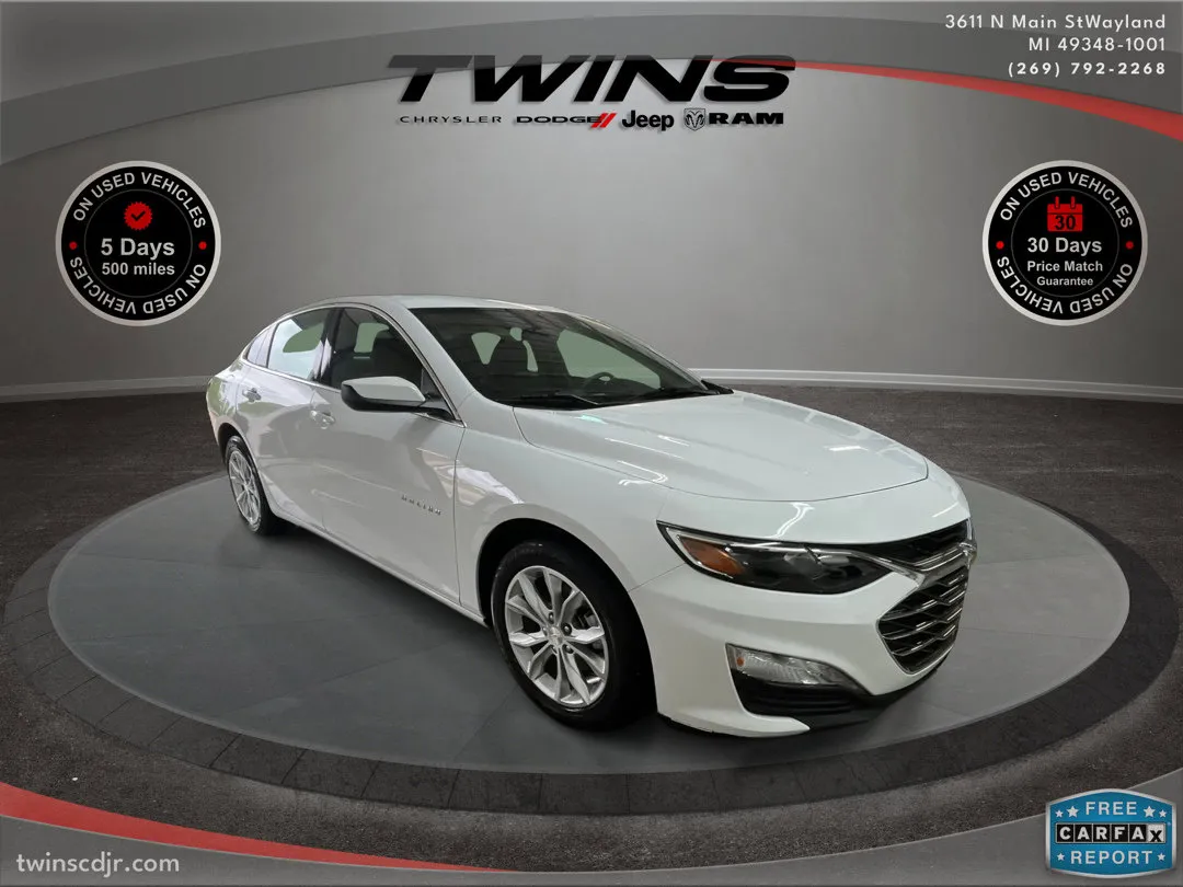 White 2023 Chevrolet Malibu LT for sale in Wayland, MI