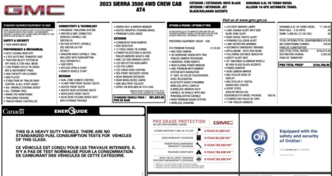 More photos of 2023 GMC Sierra 3500HD AT4 at Twins Chrysler Dodge Jeep Ram, MI