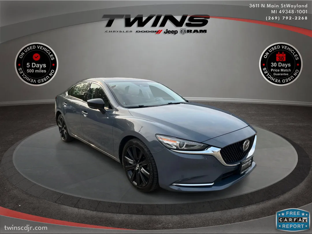 Gray 2021 Mazda Mazda6 Carbon Edition for sale in Wayland, MI
