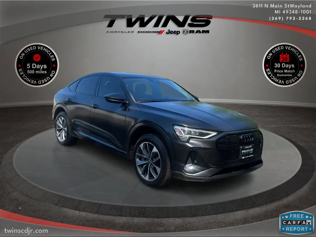Black 2021 Audi e-tron Sportback Premium for sale in Wayland, MI