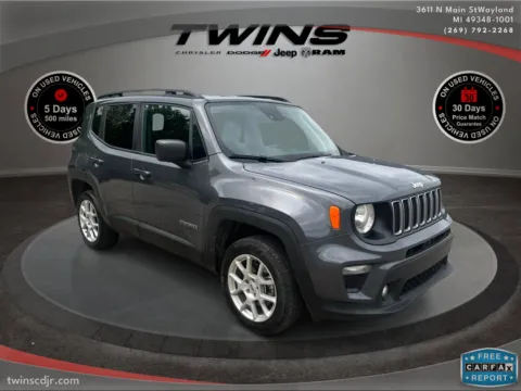 Gray 2022 Jeep Renegade Latitude for sale in Wayland, MI