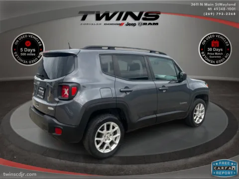 Another view of 2022 Jeep Renegade Latitude for sale in Wayland, MI at Twins Chrysler Dodge Jeep Ram