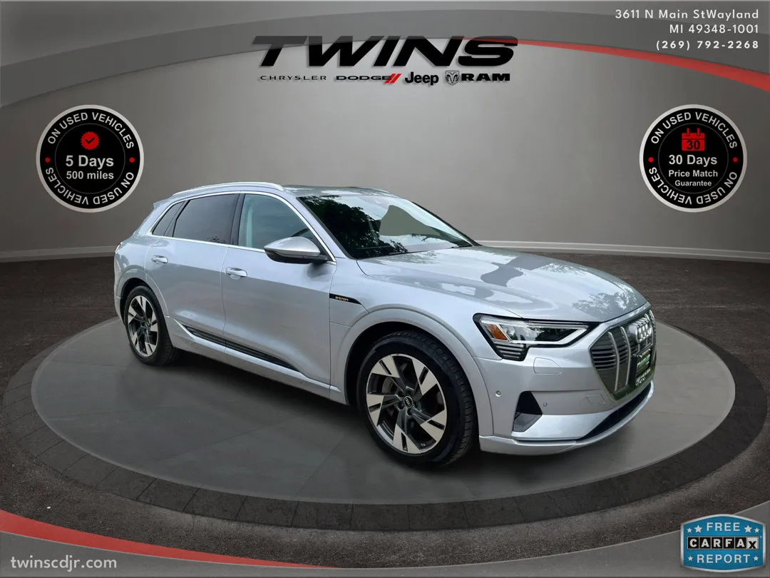 Silver 2022 Audi e-tron Premium Plus for sale in Wayland, MI