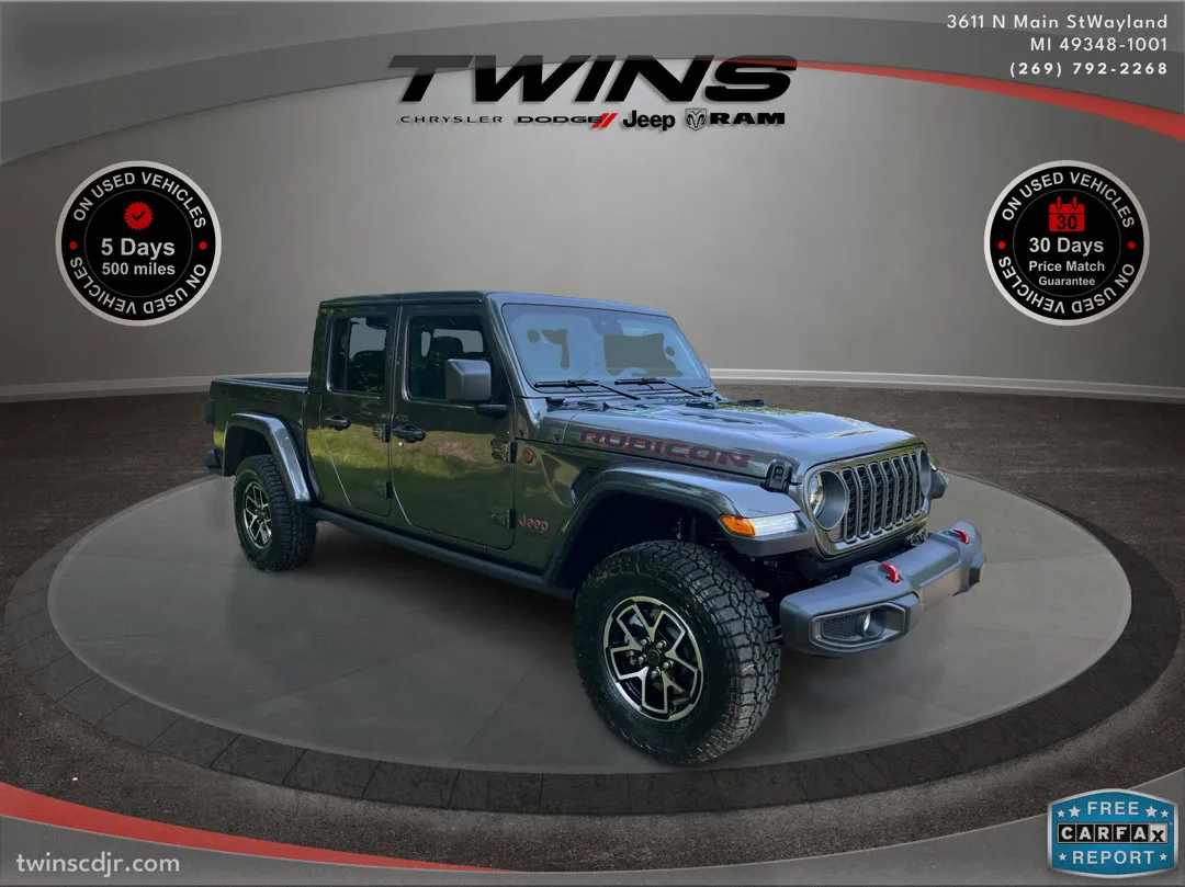 Gray 2025 Jeep Gladiator Rubicon for sale in Wayland, MI