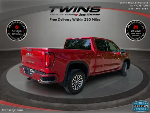 Another view of 2021 GMC Sierra 1500 AT4 for sale in Wayland, MI at Twins Chrysler Dodge Jeep Ram