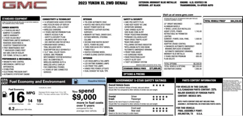 More photos of 2023 GMC Yukon XL Denali at Twins Chrysler Dodge Jeep Ram, MI