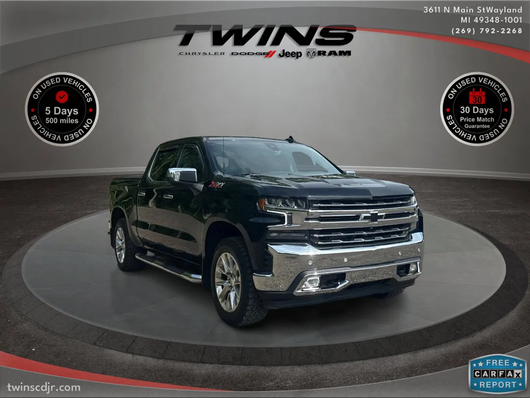 Black 2021 Chevrolet Silverado 1500 LTZ for sale in Wayland, MI