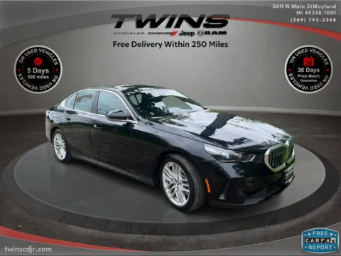 Black 2025 BMW 5 Series 530i xDrive for sale in Wayland, MI
