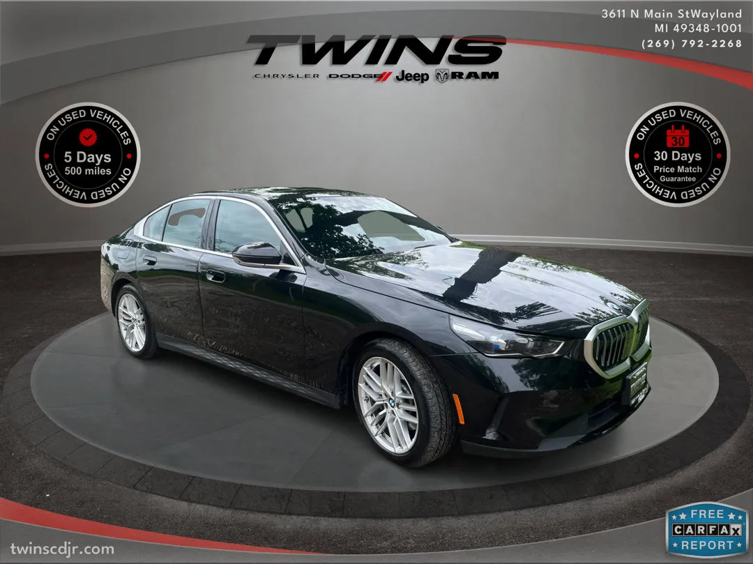 Black 2025 BMW 5 Series 530i xDrive for sale in Wayland, MI