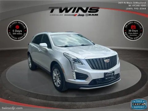 Silver 2020 Cadillac XT5 Premium Luxury FWD for sale in Wayland, MI