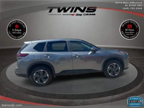 Gray 2024 Nissan Rogue SV for sale in Wayland, MI