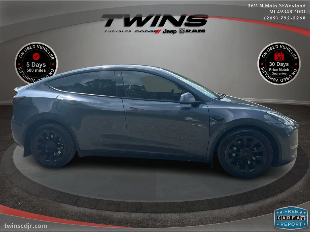 Used 2022 Tesla Model Y Long Range with VIN 7SAYGDEE0NF386201 for sale in Wayland, MI