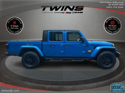 Photos of 2021 Jeep Gladiator Willys for sale in Wayland, MI at Twins Chrysler Dodge Jeep Ram
