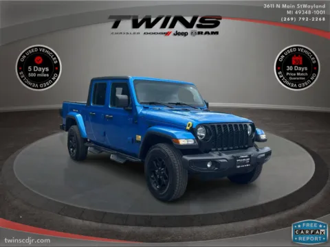 Blue 2021 Jeep Gladiator Willys for sale in Wayland, MI
