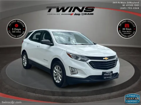 White 2019 Chevrolet Equinox LS for sale in Wayland, MI