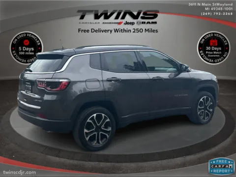 Another view of 2022 Jeep Compass Limited for sale in Wayland, MI at Twins Chrysler Dodge Jeep Ram