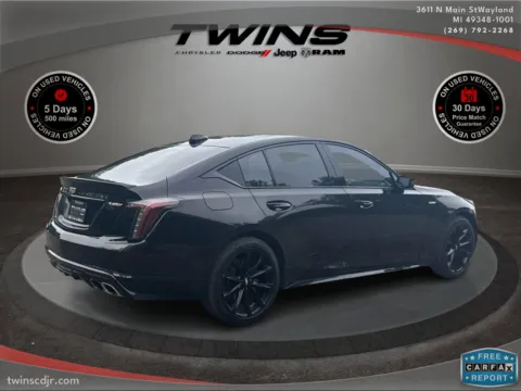 Another view of 2022 Cadillac CT5-V VSERIES for sale in Wayland, MI at Twins Chrysler Dodge Jeep Ram