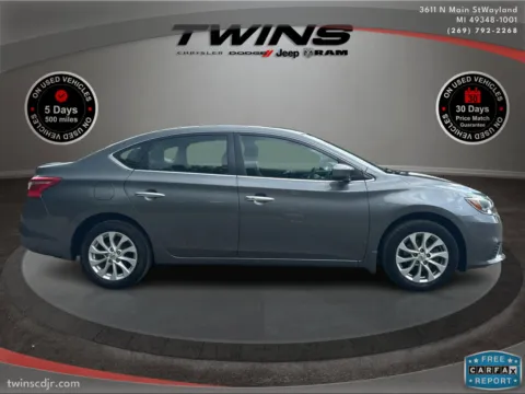 Photos of 2019 Nissan Sentra SV for sale in Wayland, MI at Twins Chrysler Dodge Jeep Ram