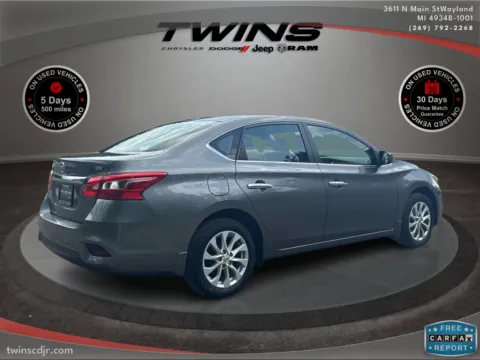 Another view of 2019 Nissan Sentra SV for sale in Wayland, MI at Twins Chrysler Dodge Jeep Ram