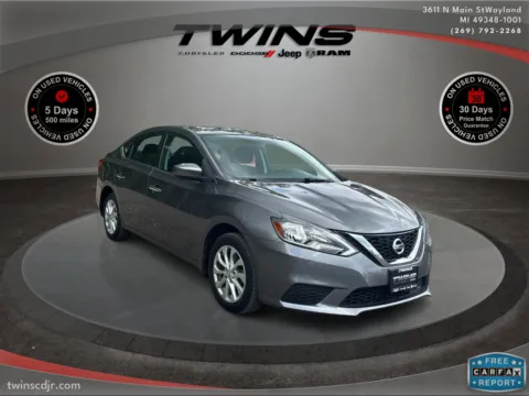 Gray 2019 Nissan Sentra SV for sale in Wayland, MI