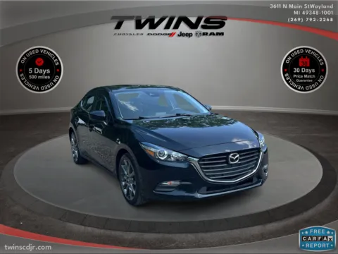 Black 2018 Mazda Mazda3 4-Door Touring for sale in Wayland, MI