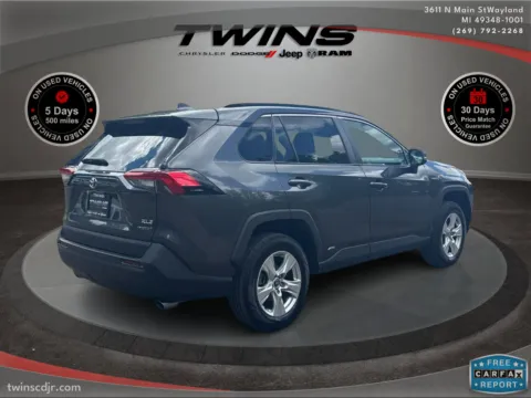 Another view of 2020 Toyota RAV4 Hybrid XLE for sale in Wayland, MI at Twins Chrysler Dodge Jeep Ram