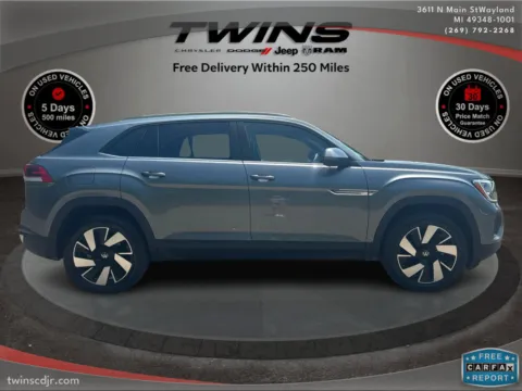 Photos of 2024 Volkswagen Atlas Cross Sport 2.0T SE w/Technology for sale in Wayland, MI at Twins Chrysler Dodge Jeep Ram
