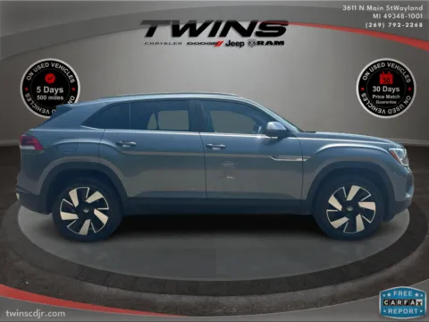 Photos of 2024 Volkswagen Atlas Cross Sport 2.0T SE w/Technology for sale in Wayland, MI at Twins Chrysler Dodge Jeep Ram