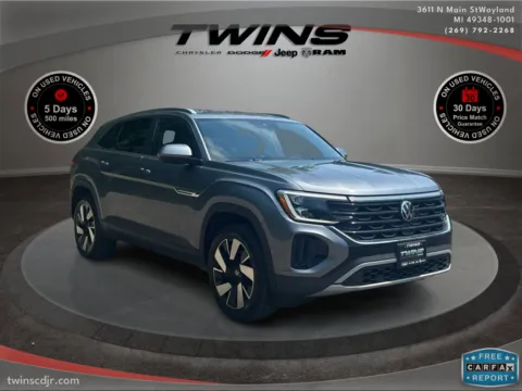Gray 2024 Volkswagen Atlas Cross Sport 2.0T SE w/Technology for sale in Wayland, MI